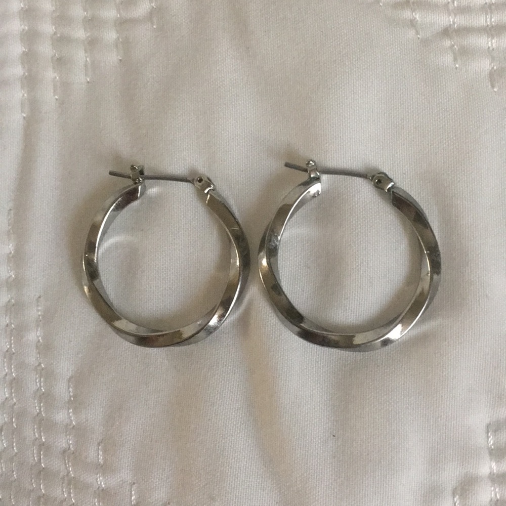 Silver Hoop Earrings